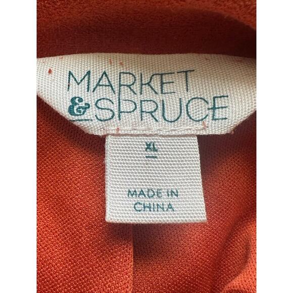 Market & Spruce Kendari Faux Suede Jacket Burnt Orange XL Stitch Fix - Picture 4 of 9